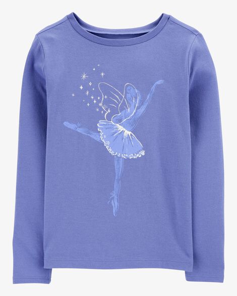 Product image 1 of Kid Ballerina Long-Sleeve Graphic Tee