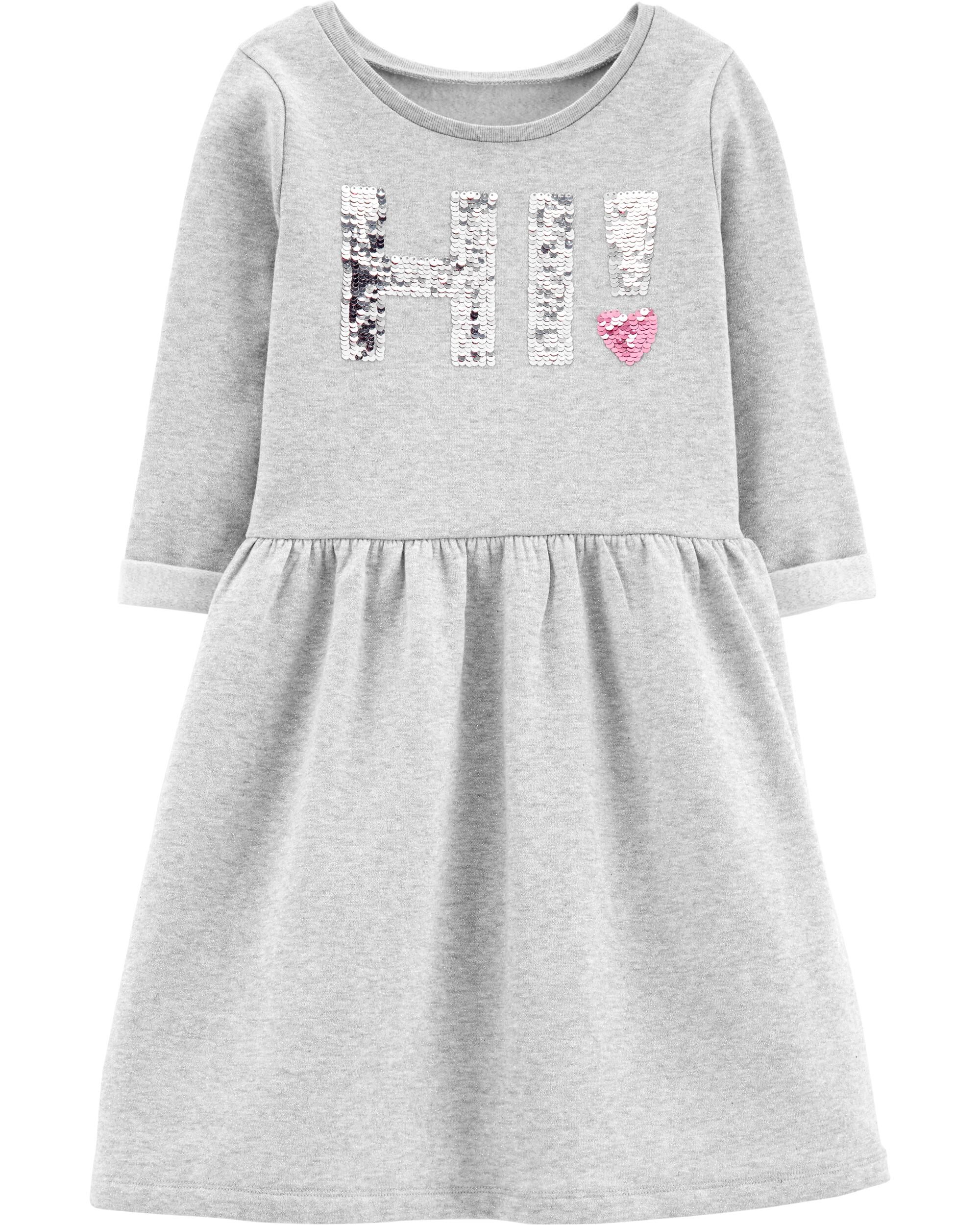 girls flippy sequin dress