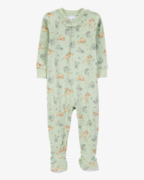  Product image 1 of Baby Bambi Snug Fit Cotton Footie 1-Piece Pajamas