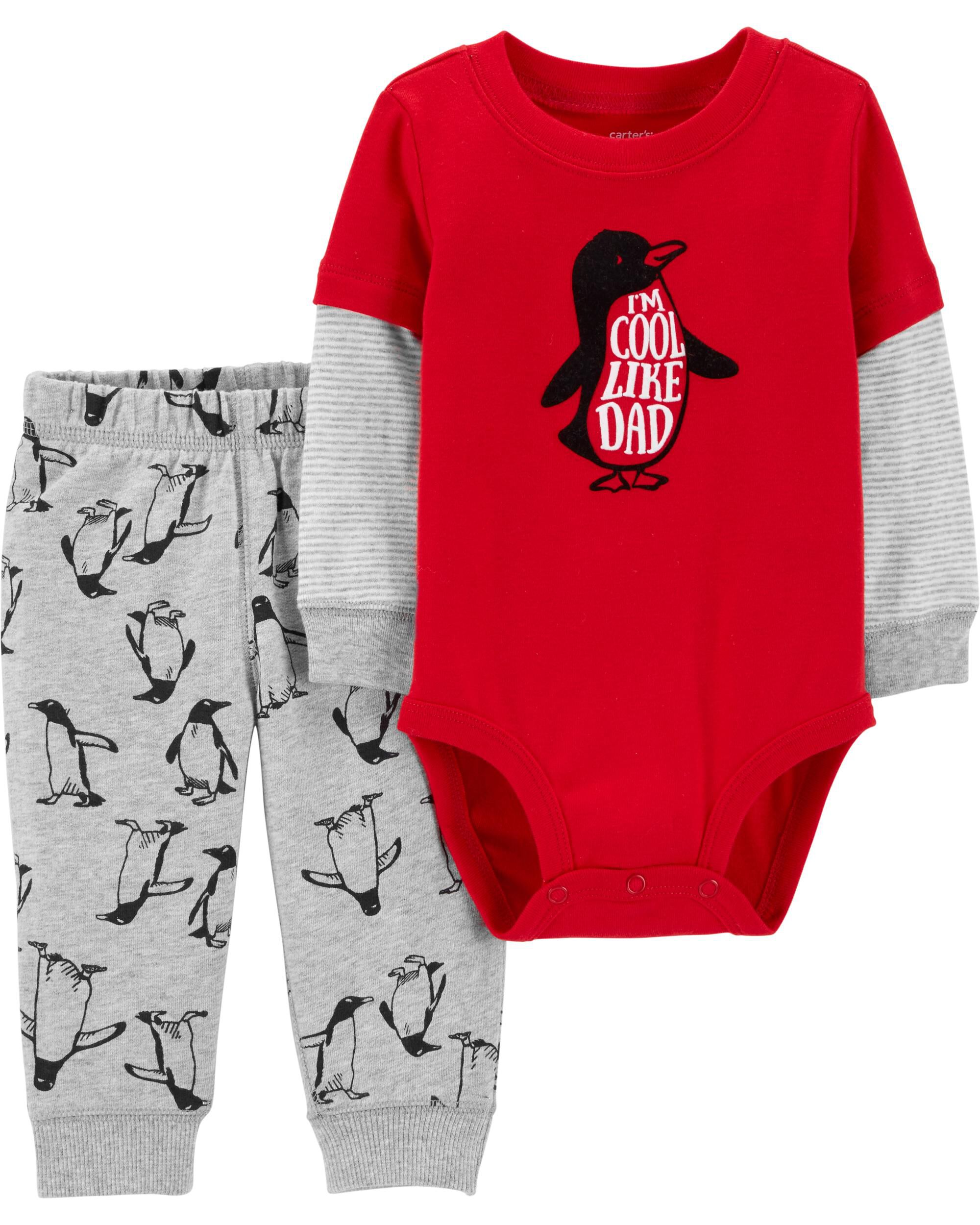 carter's penguin outfit
