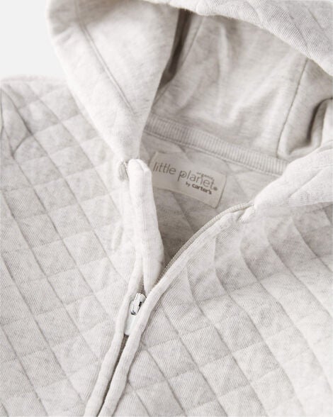  Product image 3 of Baby Organic Cotton Quilted Double Knit Hooded Pram