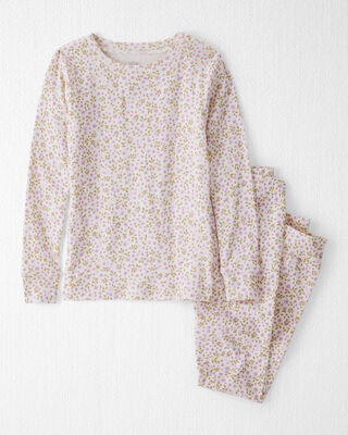 Product image 1 of Kid Organic Cotton Pajamas in Botanic Muse Print