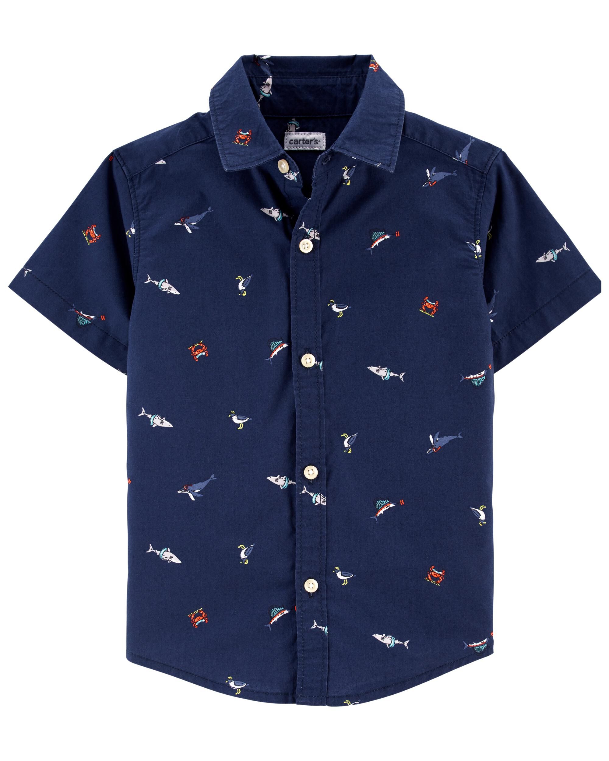 *DOORBUSTER* Nautical Button-Front Shirt