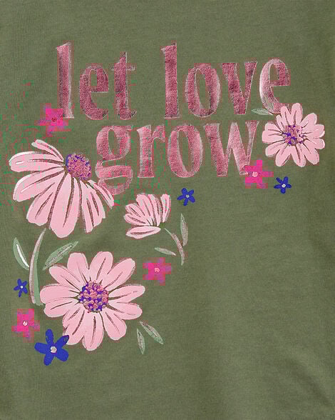 Product image 2 of Toddler Let Love Grow Floral Flutter Tee