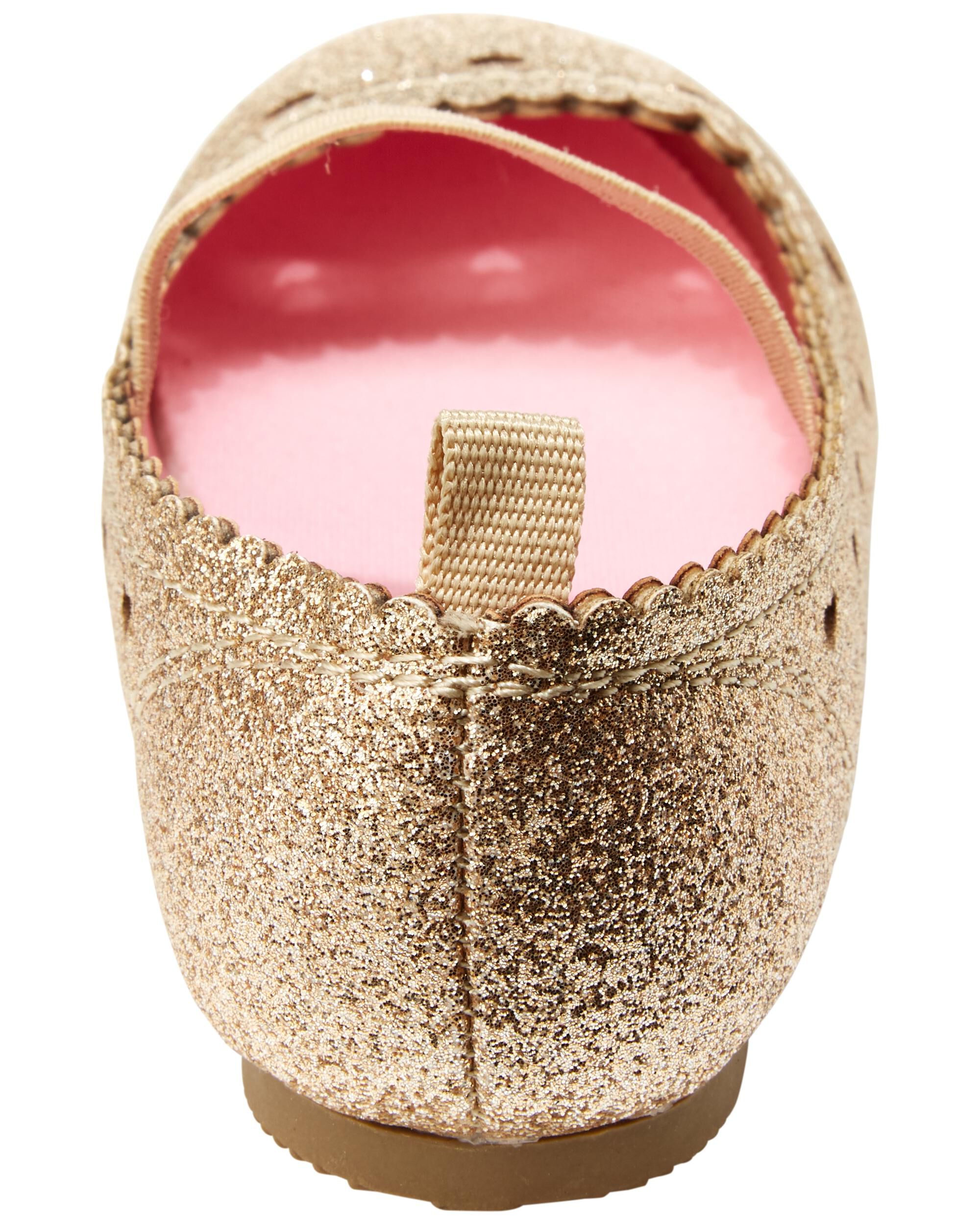 Carter's gold glitter shoes hot sale