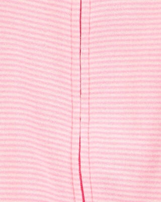 Product image 2 of Baby 2-Pack Print 2-Way Zip Cotton Sleep & Play Pajamas - Pink