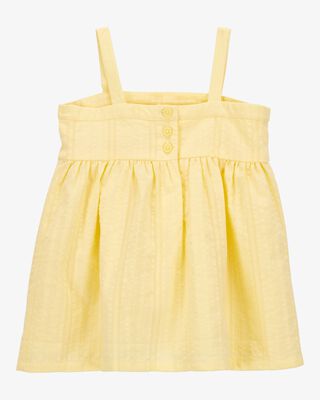 Product image 2 of Baby Seersucker Tank Dress - Yellow