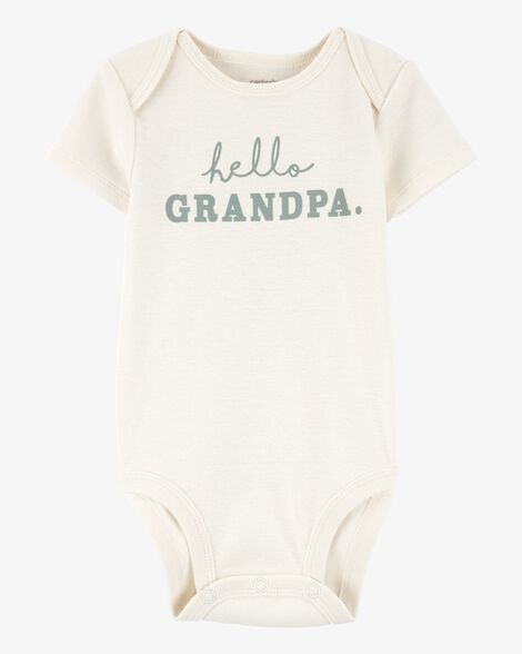  Product image 1 of Baby Hello Grandpa Announcement Bodysuit