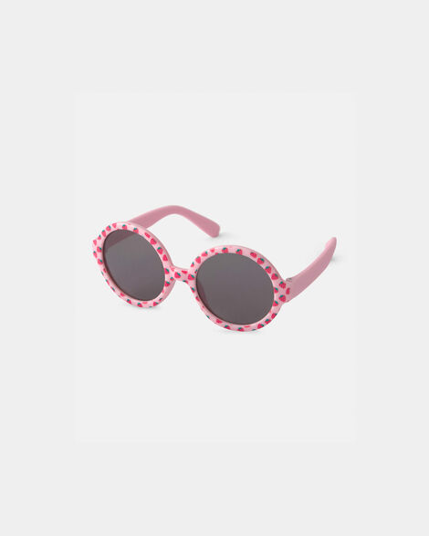 baby strawberry sunglasses - pink