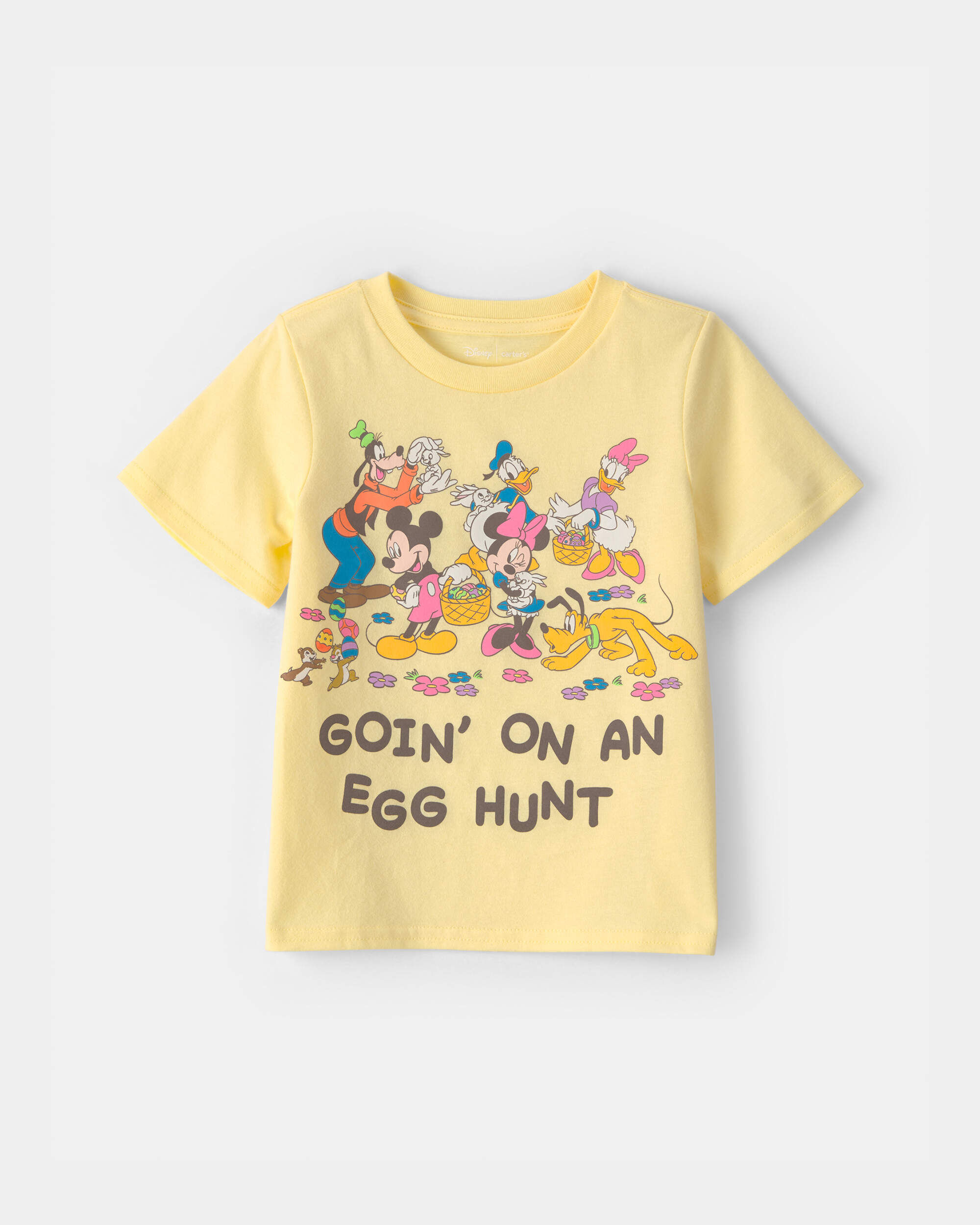Carters Toddler Boys Disney Mickey Mouse Easter Graphic Tee - Yellow 5T Yellow 12$