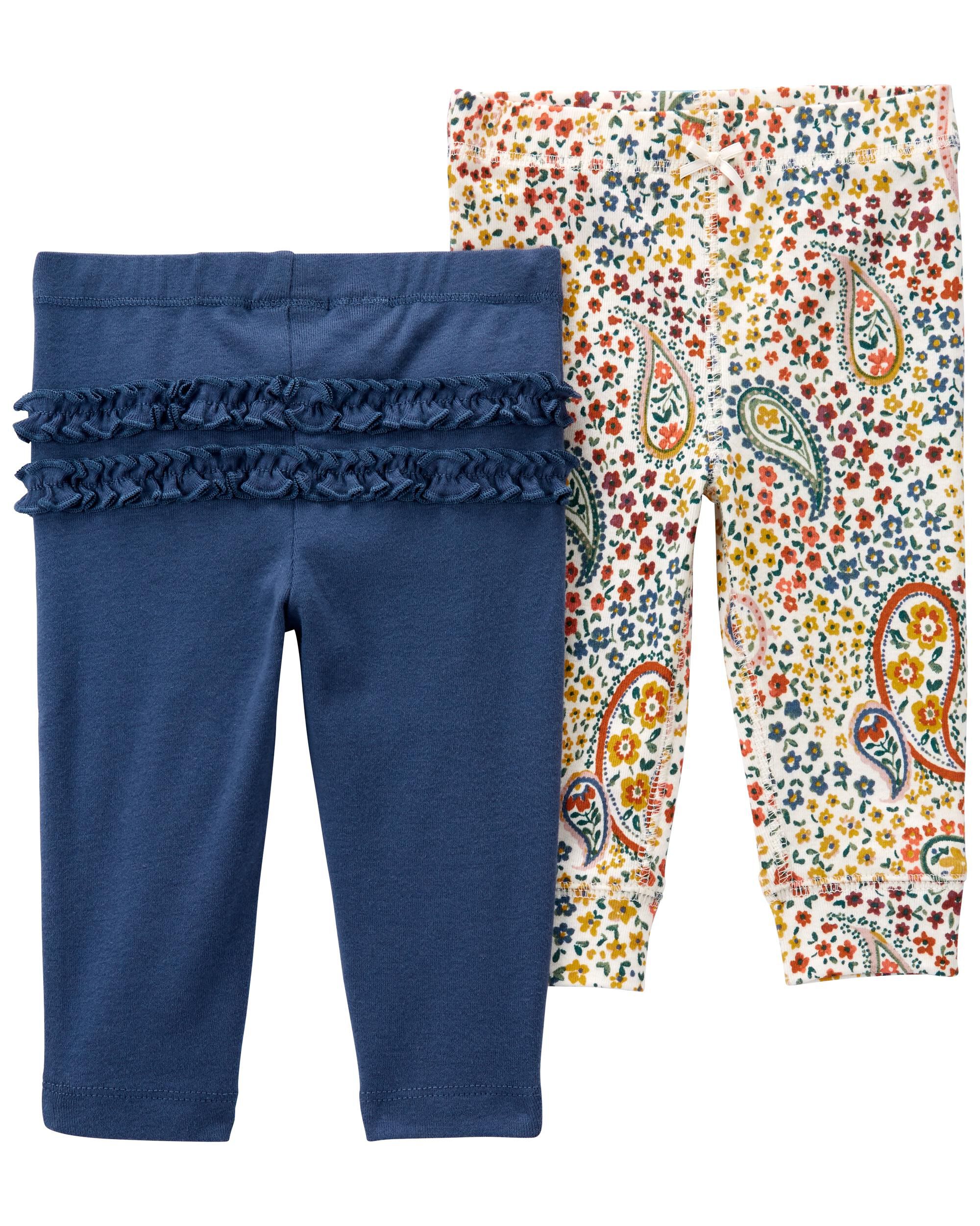 Baby 2 Pack Pull On Pants Carter s Carter s
