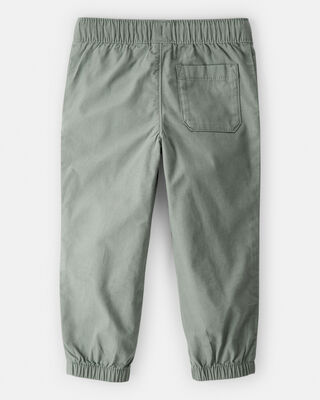 Product image 2 of Toddler Boy Cotton Pull-On Fashion Pants - Green