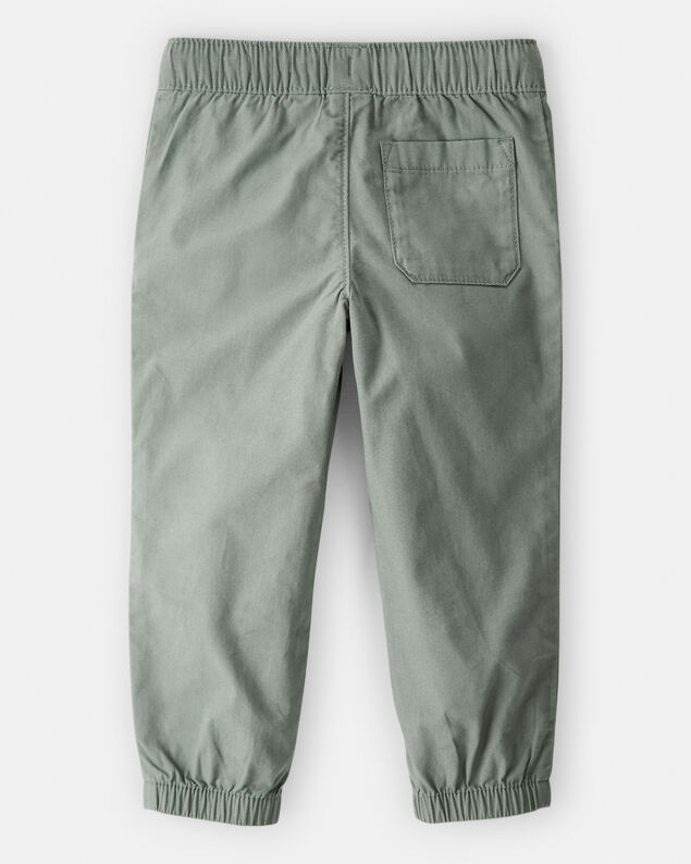 Product image 2 of Toddler Boy Cotton Pull-On Fashion Pants - Green