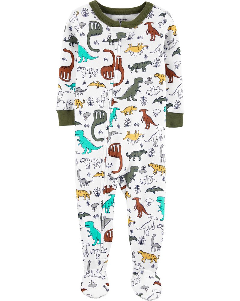 1 Piece 100 Snug Fit Cotton Footie Pjs Carters Com