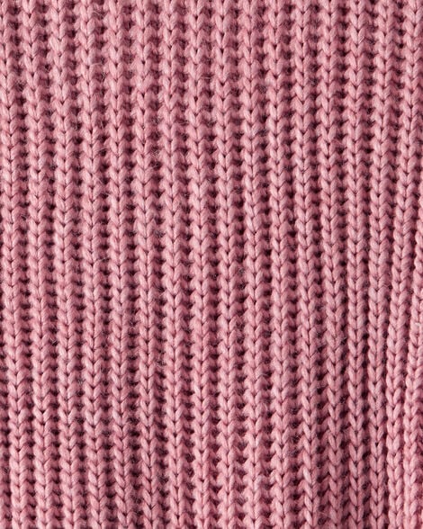 Toddler Girl Sleeveless Sweater Top - Pink