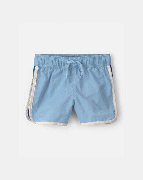 toddler boy active shorts - blue