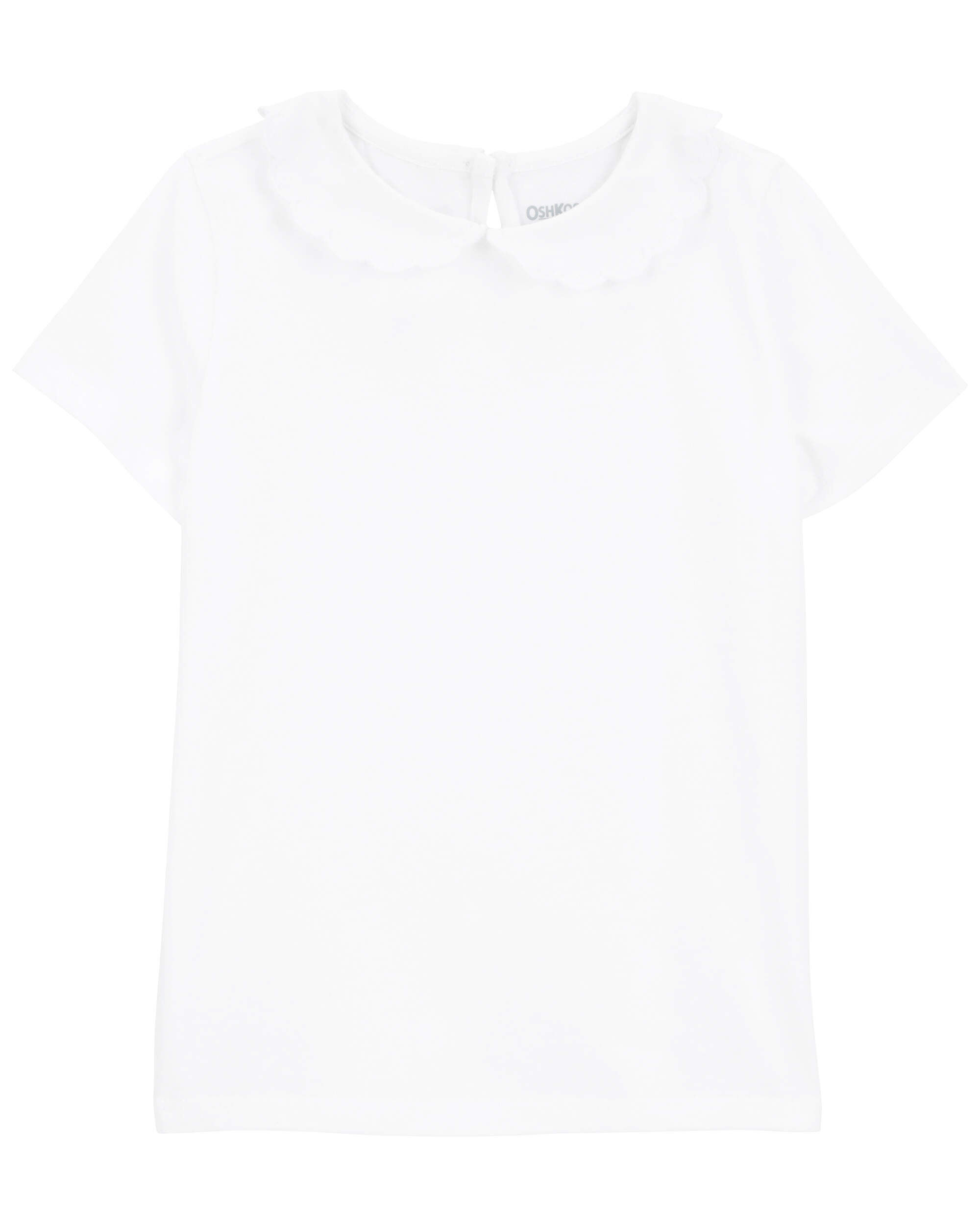 【Anyone more】Bilo Frill Round Collar Short Sleeve T-Shirt Amazon.com: BENIN Schiffy Ruffle Armhole Solid Top Women's