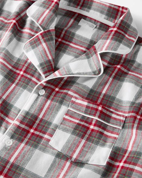  Product image 2 of Adult Organic Cotton Flannel Pajamas Set