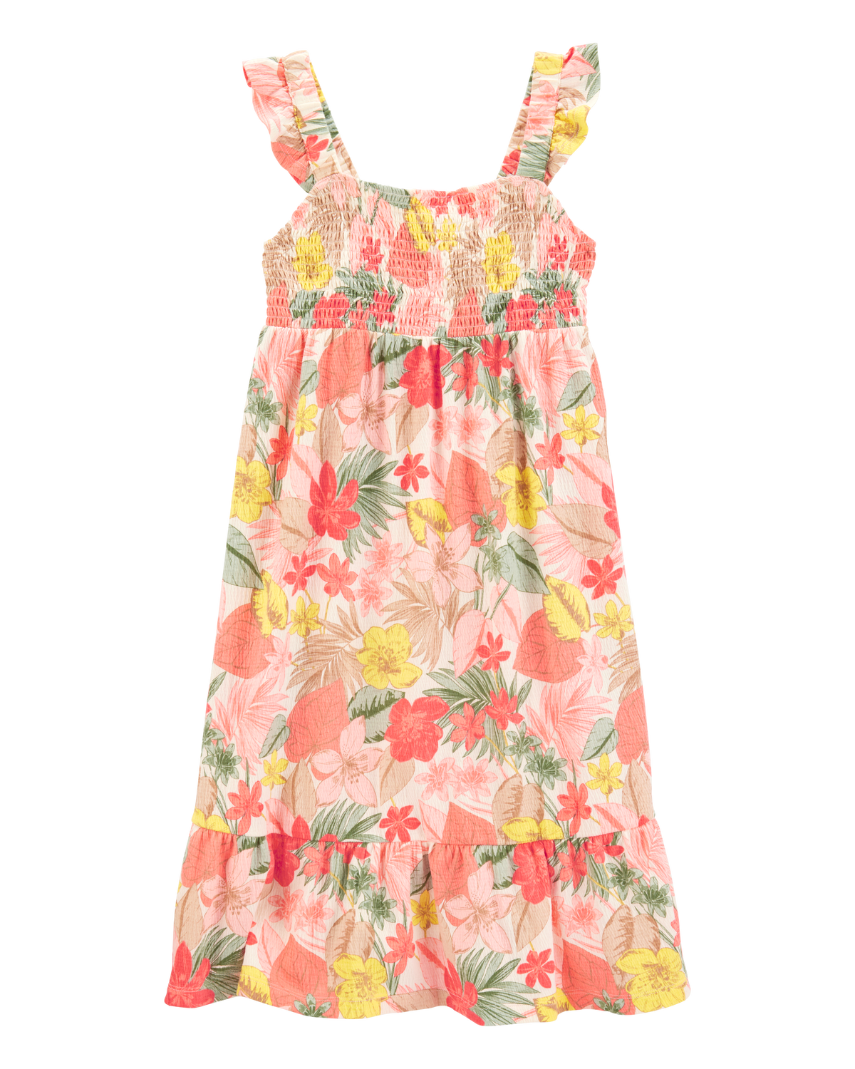 Kid Floral Smocked Midi Dress - Carter's | Carter's Kid Floral Smocked Midi Dress - Carter's | Carter's
