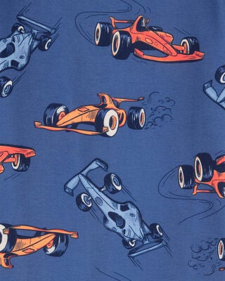 Product image 2 of Kid 2-Piece Race Car Loose Fit Pajamas