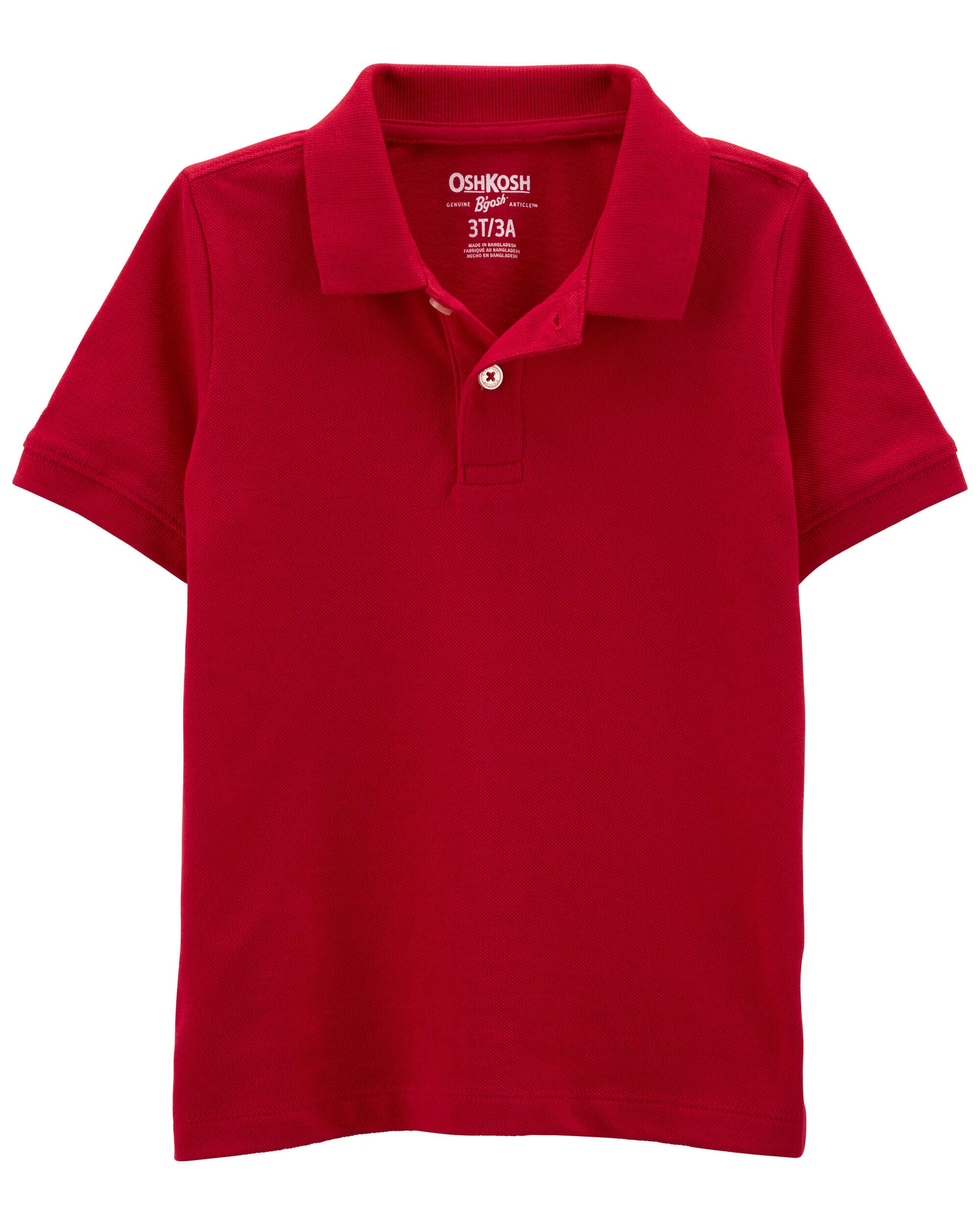 Toddler red polo best sale