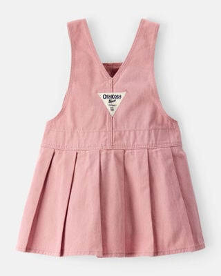 Product image 2 of Baby Pleated 100% Cotton Jumper Dress - Pink
