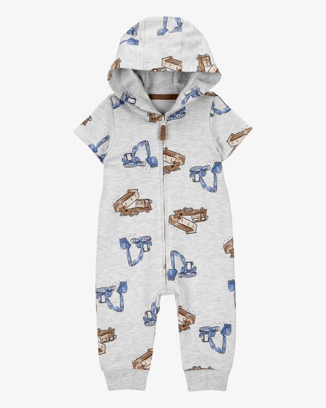 Product image 1 of Baby Construction Hooded Jumpsuit