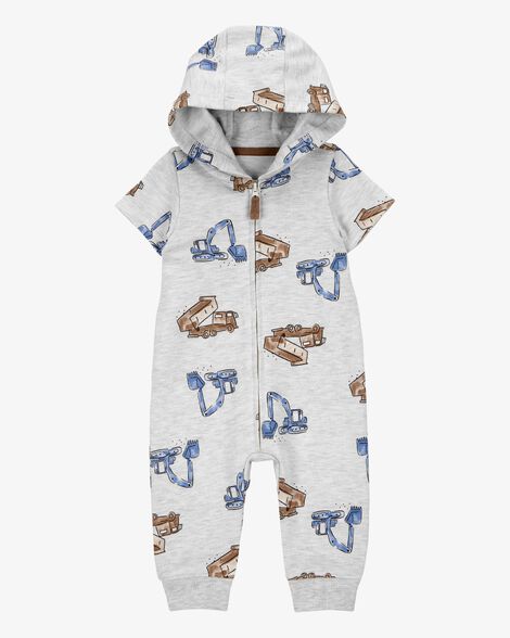 Product image 1 of Baby Construction Hooded Jumpsuit