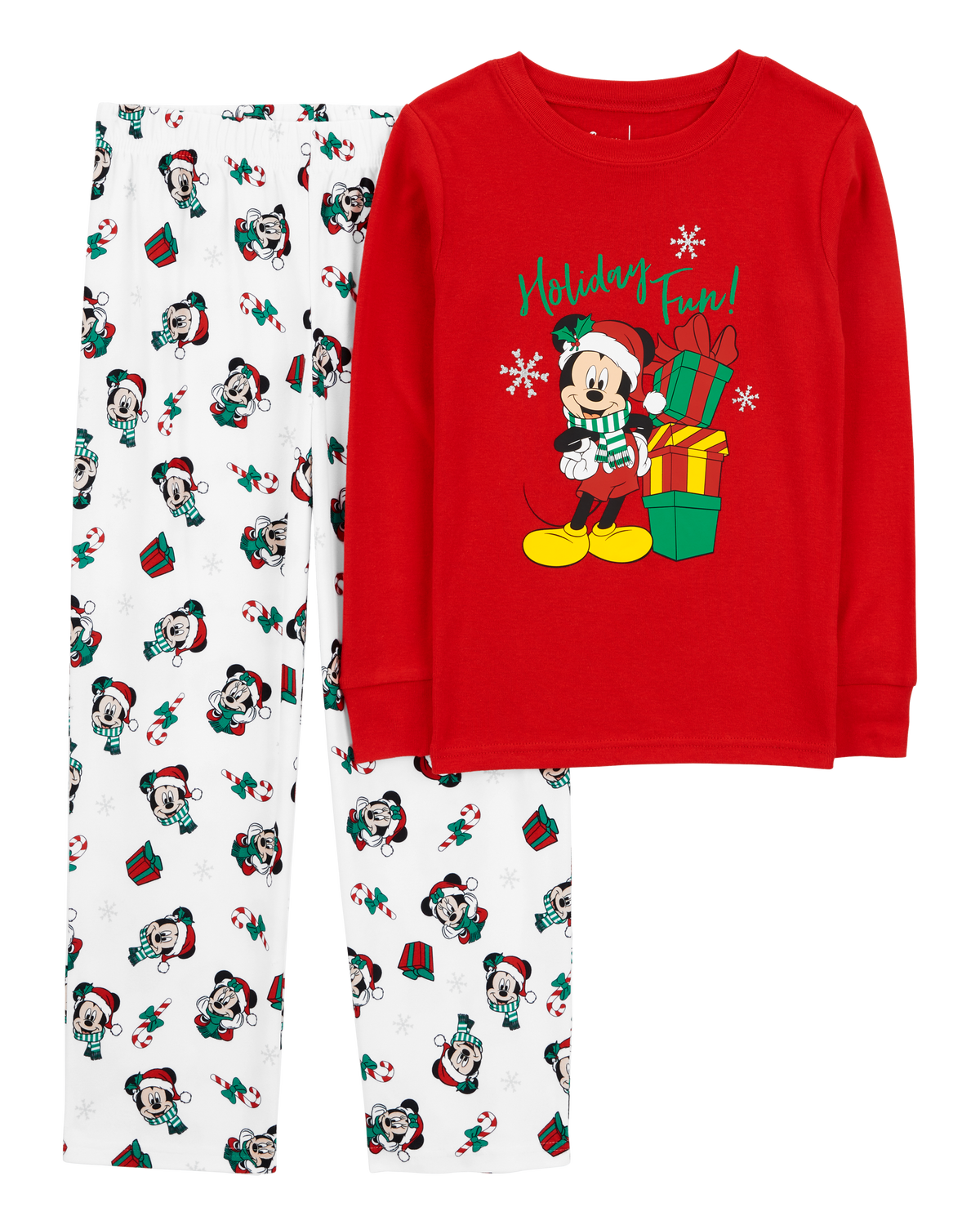 Christmas mickey mouse pajamas outlet