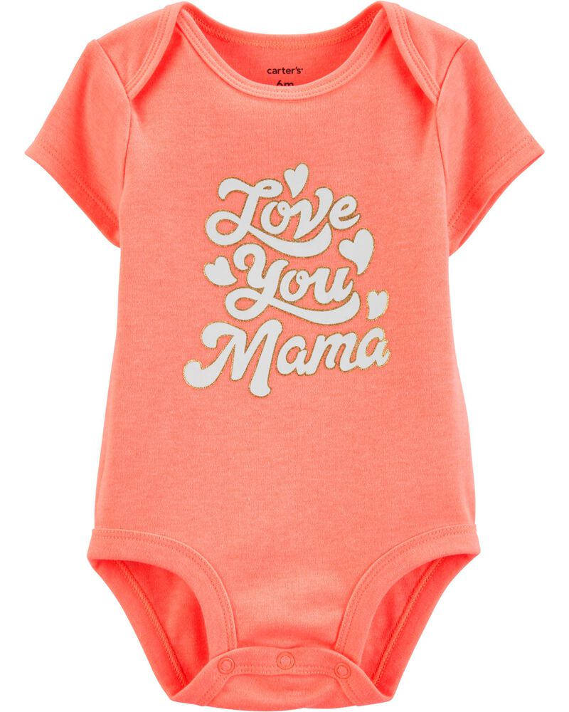 Neon Love You Mama Collectible Bodysuit Carters Com