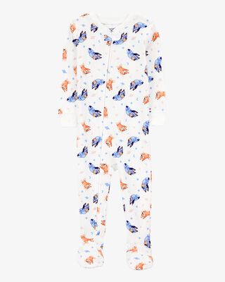 Product image 1 of Baby Bluey Snug Fit Cotton Footie 1-Piece Pajamas