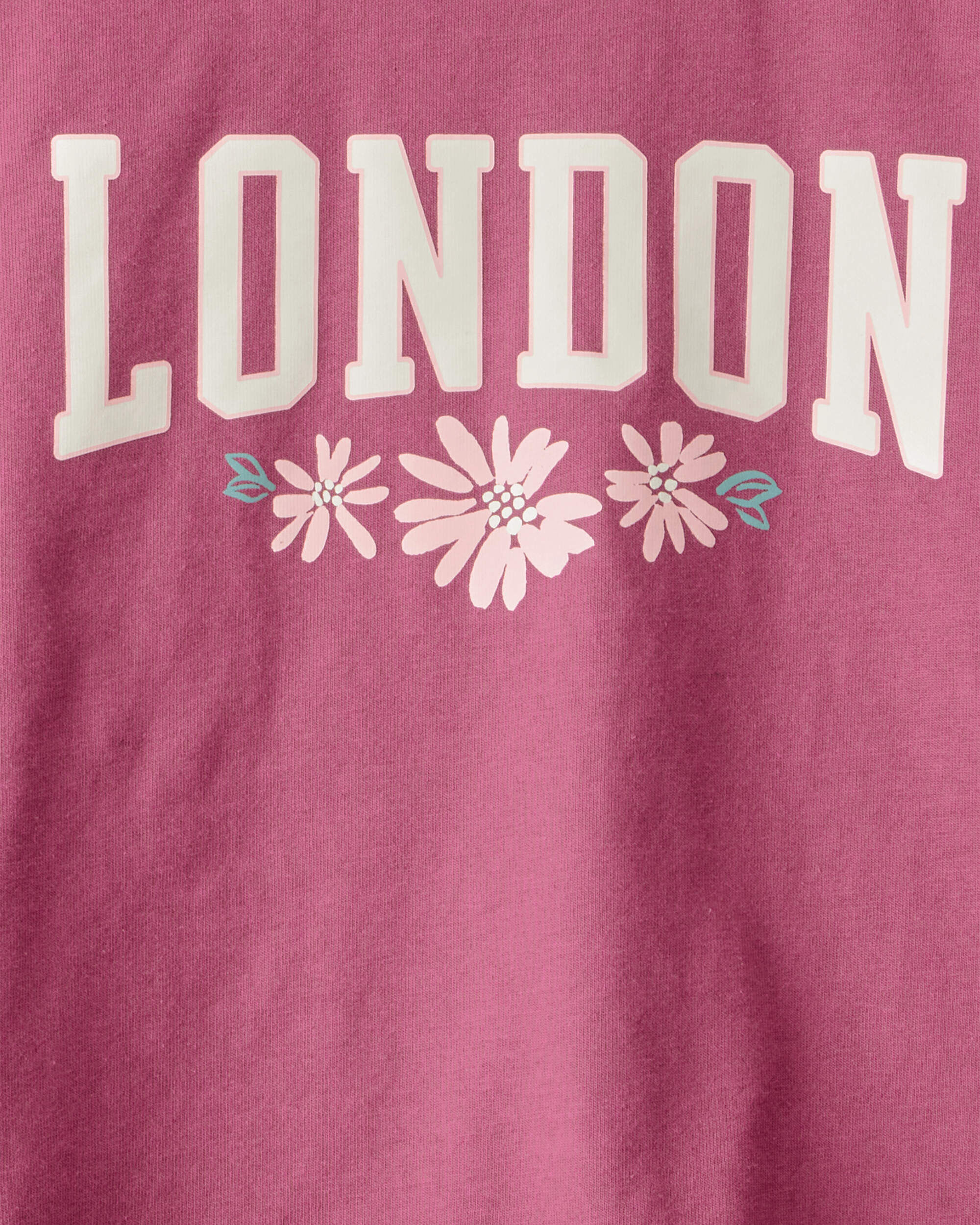 Kid 2-Piece London Short-Sleeve Top & Skirt Set - Pink