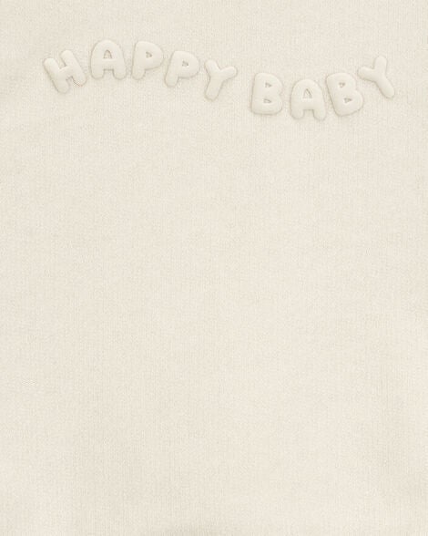  Product image 2 of Baby Glitter Fleece Sweatshirt- Ivory