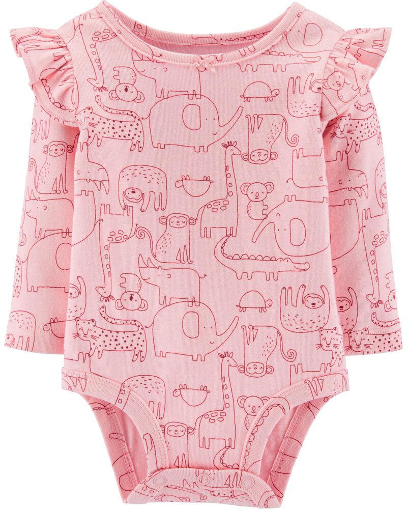 Zoo Animals Flutter Bodysuit Carters Com