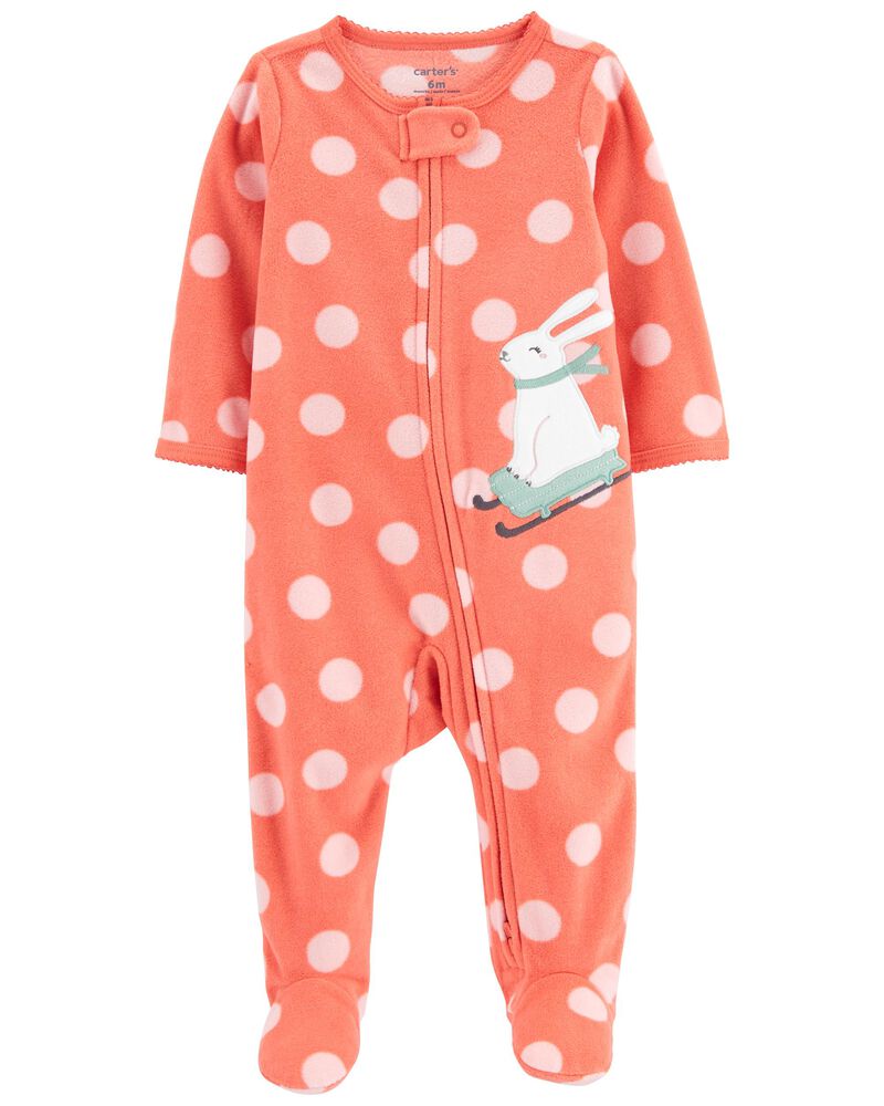 Multi Baby Bunny Zip-Up Fleece Sleep & Play | carters.com