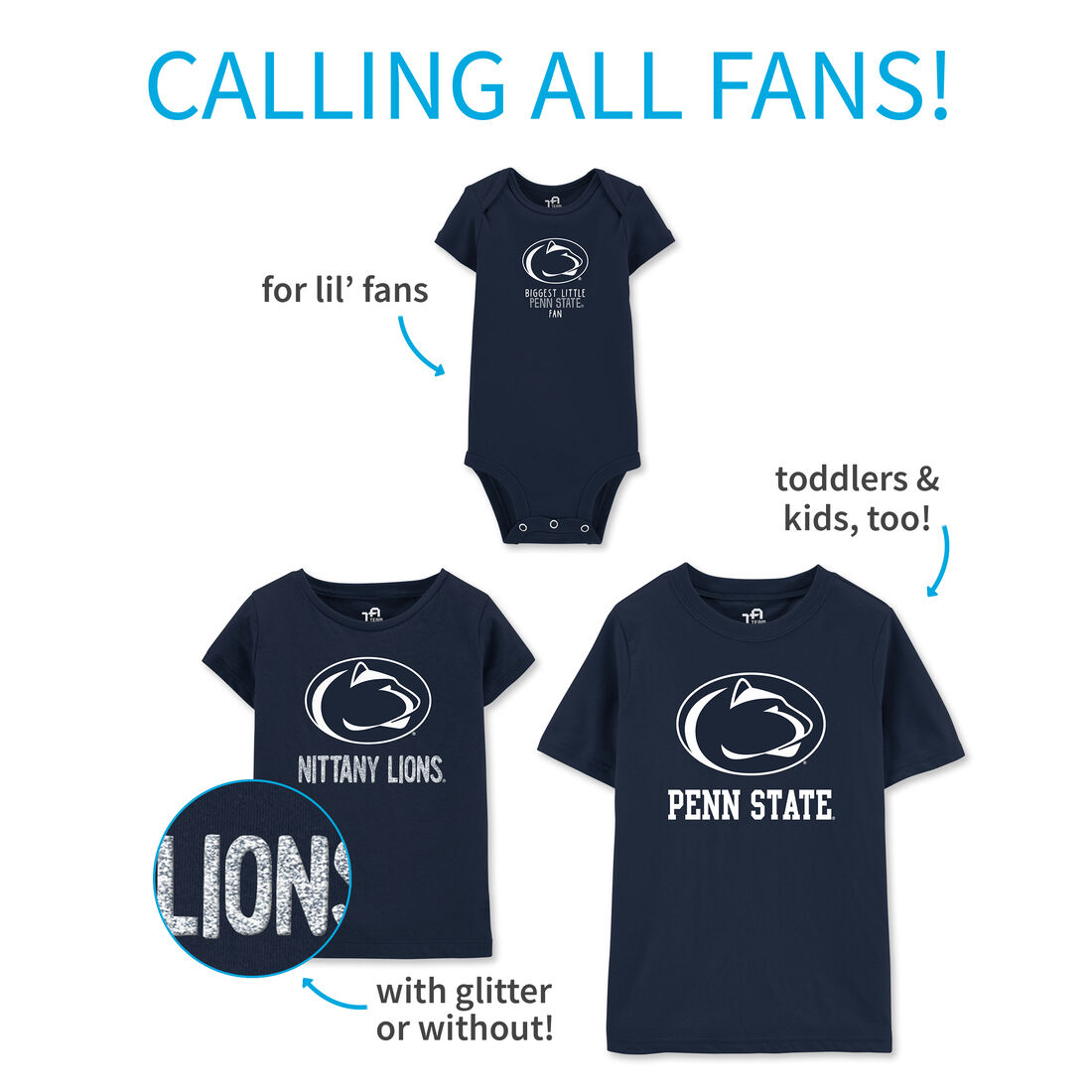 Ncaa Penn State Nittany Lions Tee Carters Com