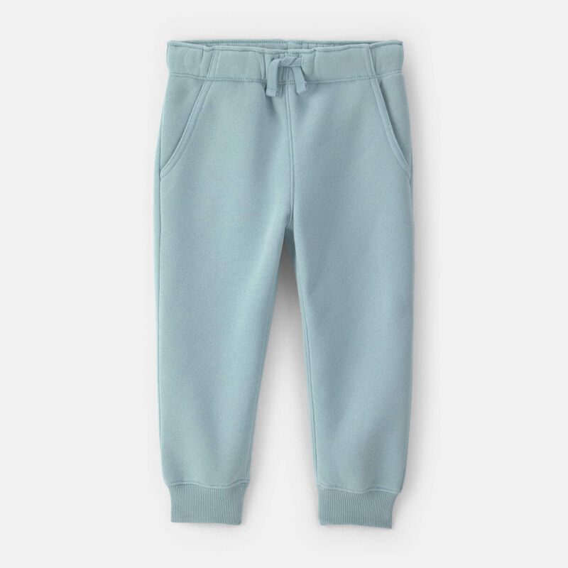 Toddler Boy Fleece Joggers - Aqua