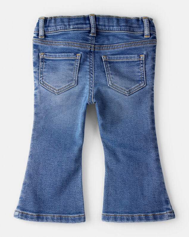 Product image 2 of Baby Girl Denim Bootcut Jeans - Blue