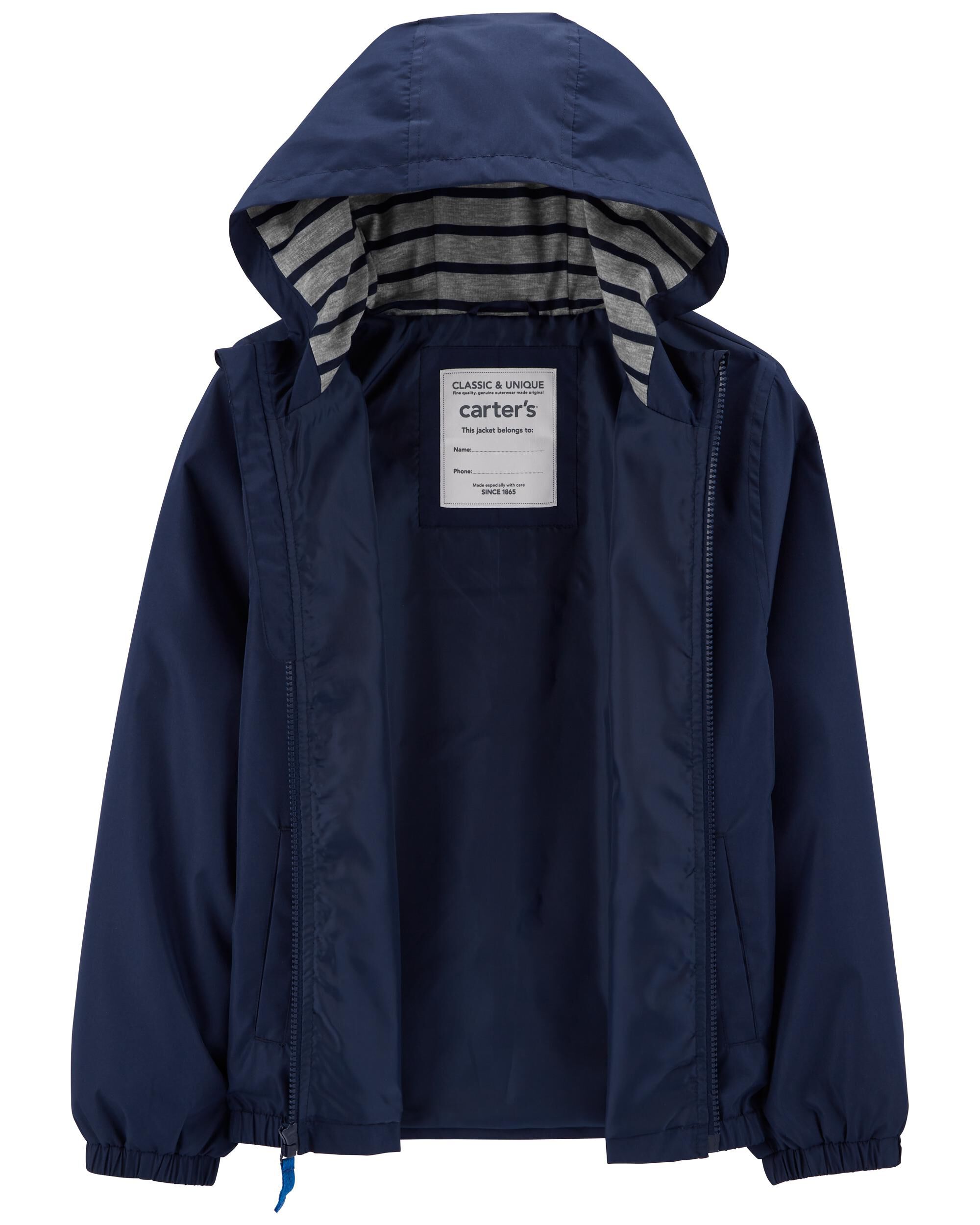 Carters boys rain jacket shop