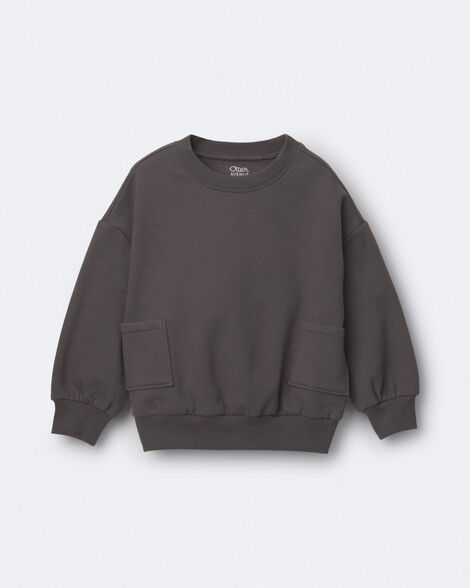 Toddler Otter Sweatshirt™ with Pockets - Dark Grey