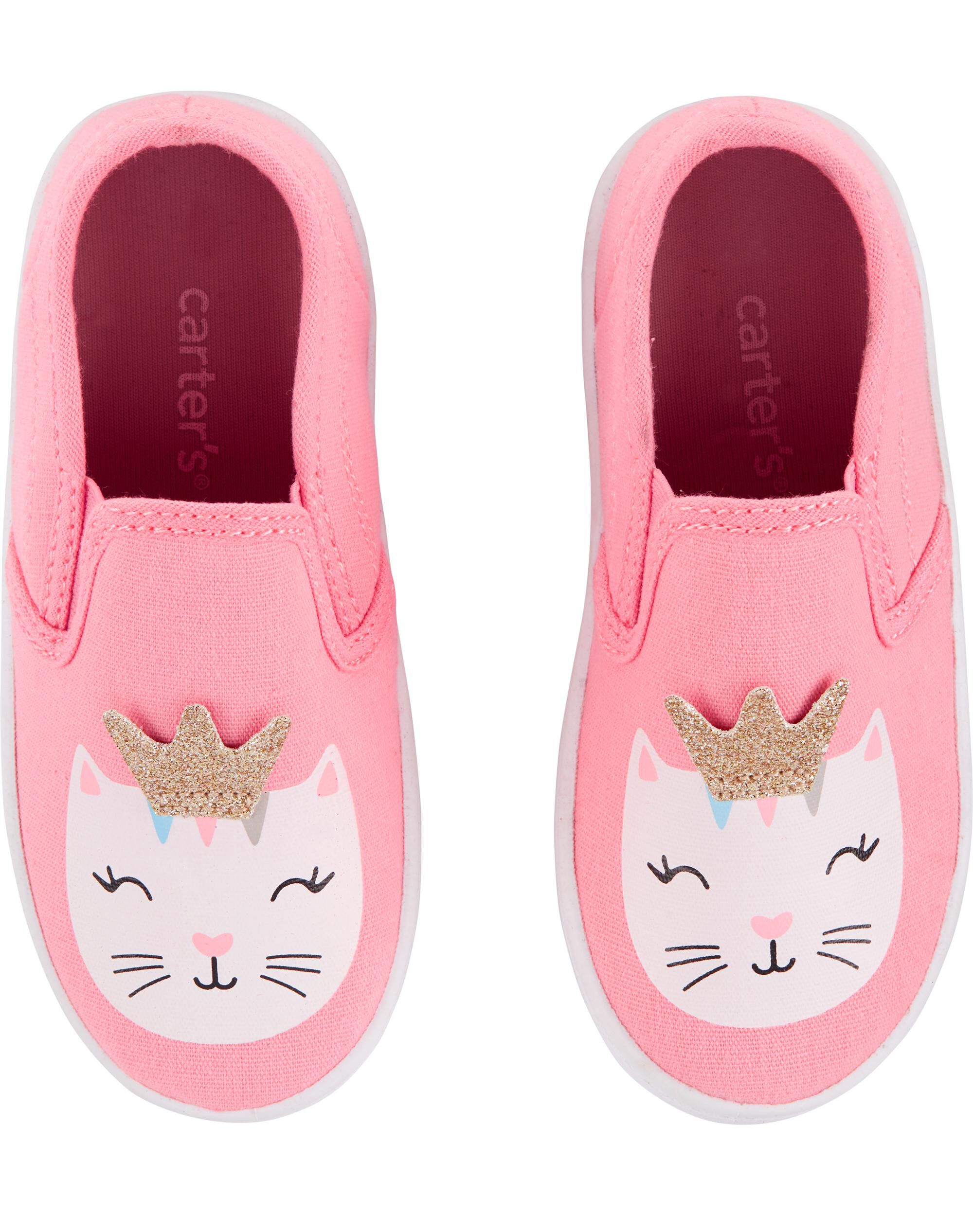 carter's glitter casual sneakers