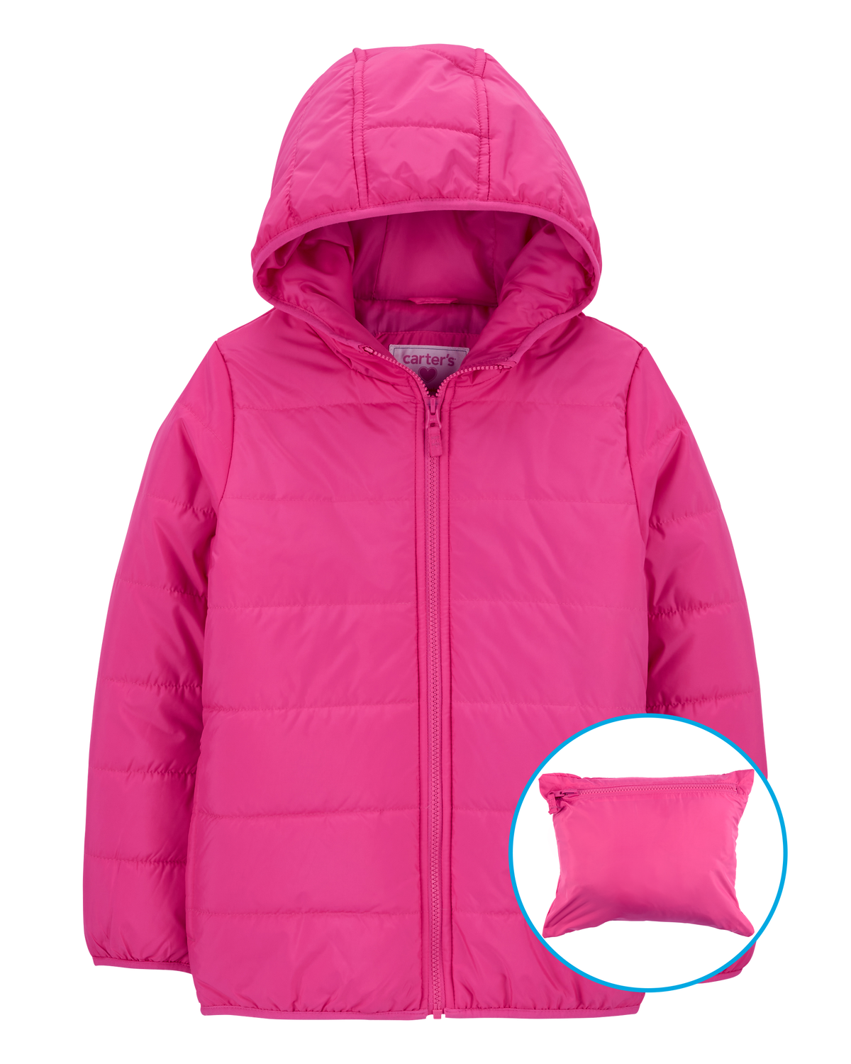 Packable down jacket kids discount
