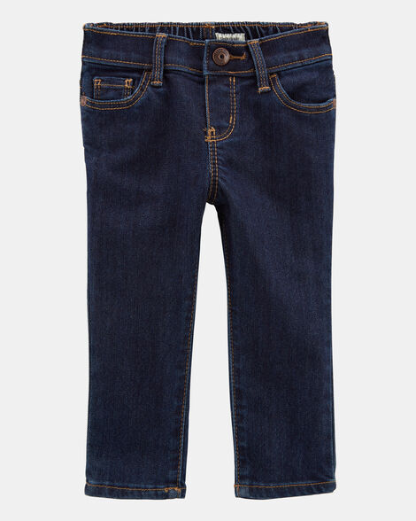 Baby Girl Dark Wash Super Skinny-Leg Jeans