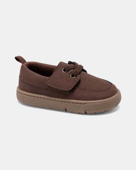 baby boy every step® first walker casual shoes - brown