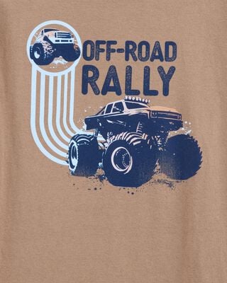 Product image 2 of Kid Off-Road Rally Short-Sleeve Graphic Tee - Brown