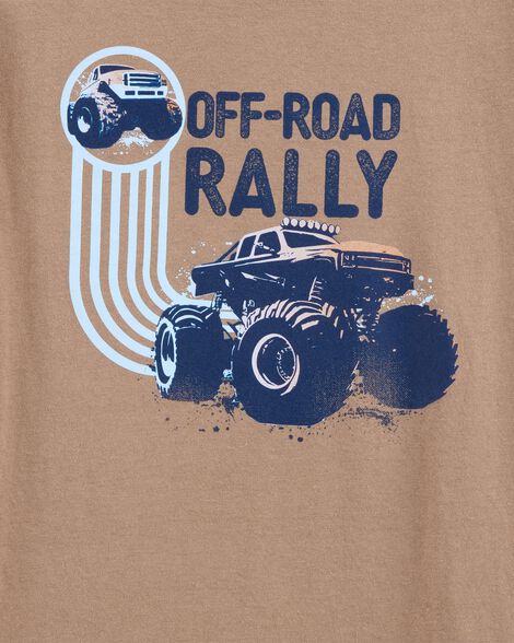  Product image 2 of Kid Off-Road Rally Short-Sleeve Graphic Tee - Brown