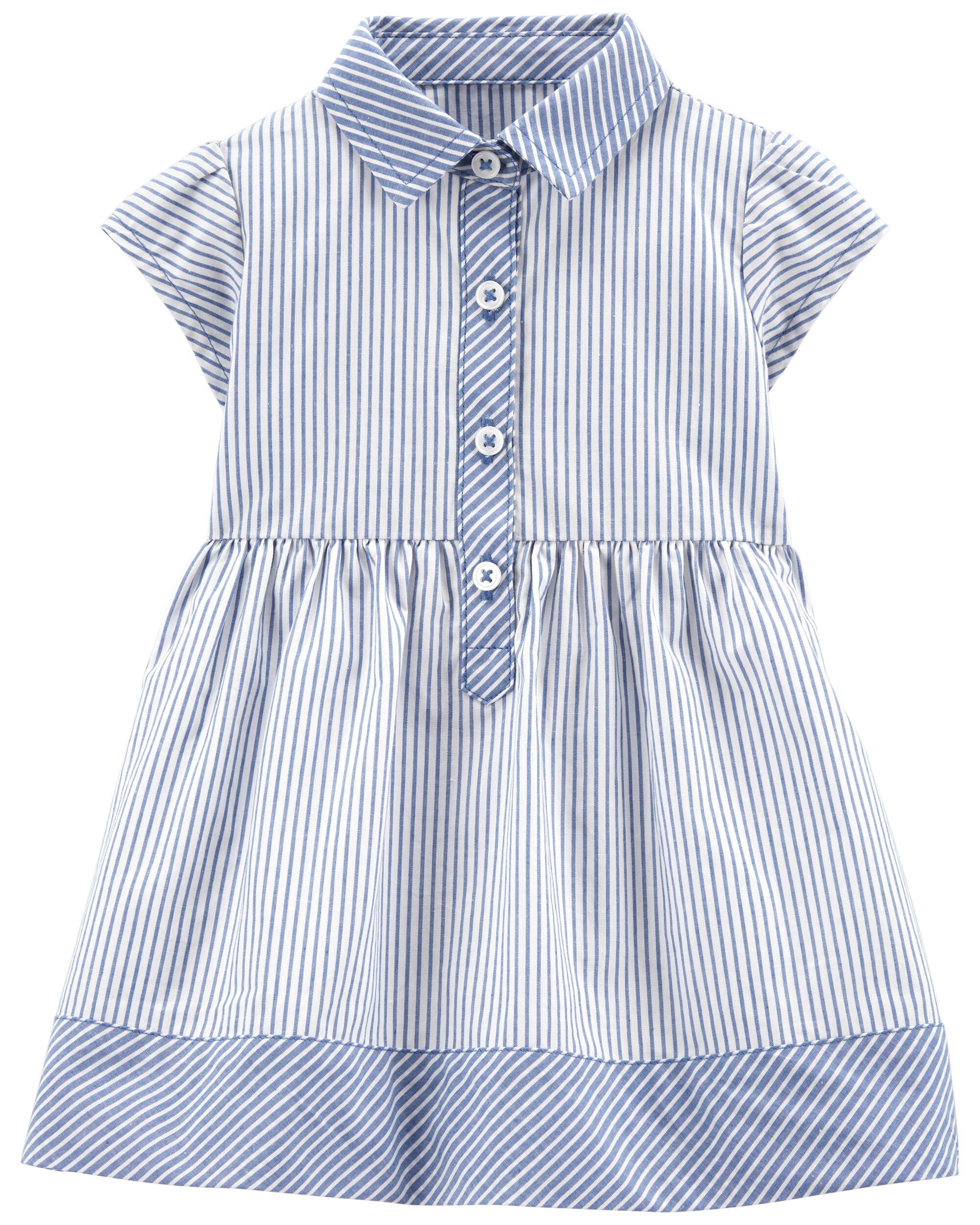 Carters striped shirt dress Clearance