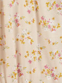 Cream - Kid Floral Print Cinched Top, Selected