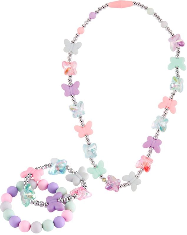 Product image 1 of 3-Piece Butterfly Necklace & Bracelets Set