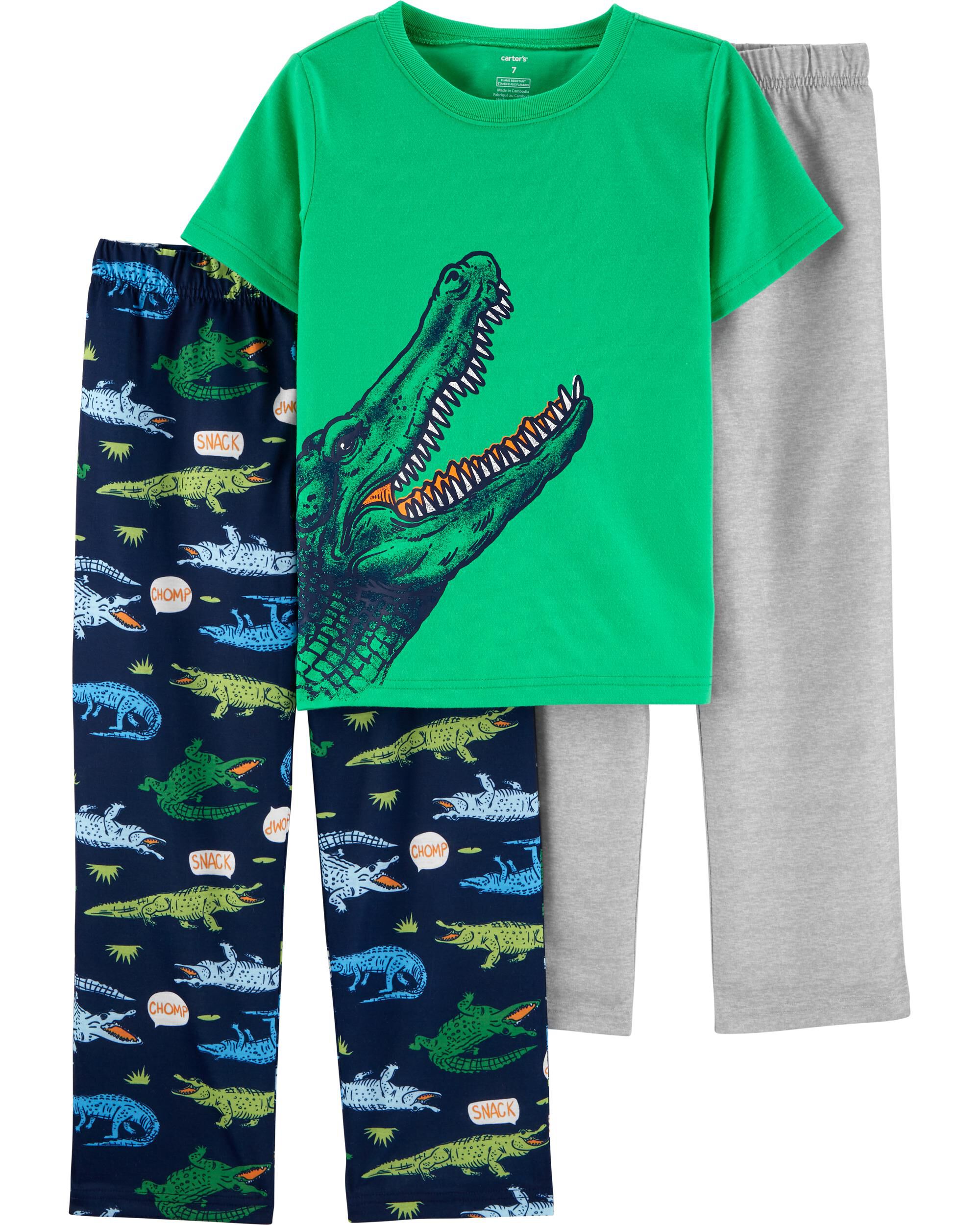 NEW Carter/'s Boys 2 Piece PJs Penguin Santa Bear Faces Holiday 3 4 5 6 7 8 10 14